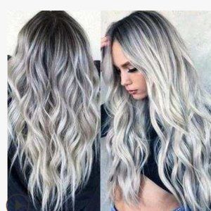 Long grey hair for women